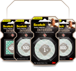 Fitas Scotch® Fixa Forte Interior