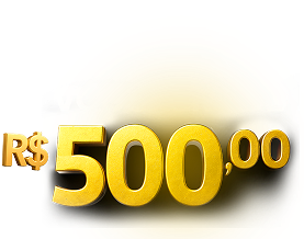 Cash Cards de R$ 500,00