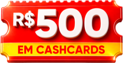 R$500 em cashcards todo dia no game